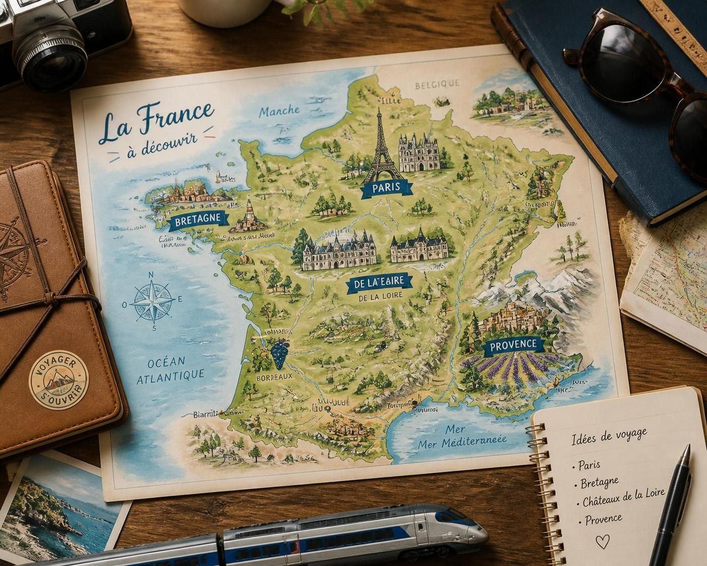 découvrez comment planifier votre voyage idéal en france avec notre carte touristique complète, incluant les meilleures destinations, attractions et conseils pratiques pour une expérience inoubliable.