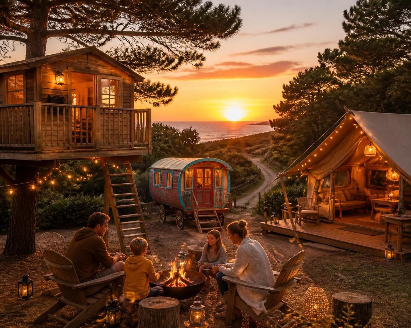 trouvez les meilleurs campings en vendée offrant des logements insolites pour des vacances inoubliables alliant confort et originalité.