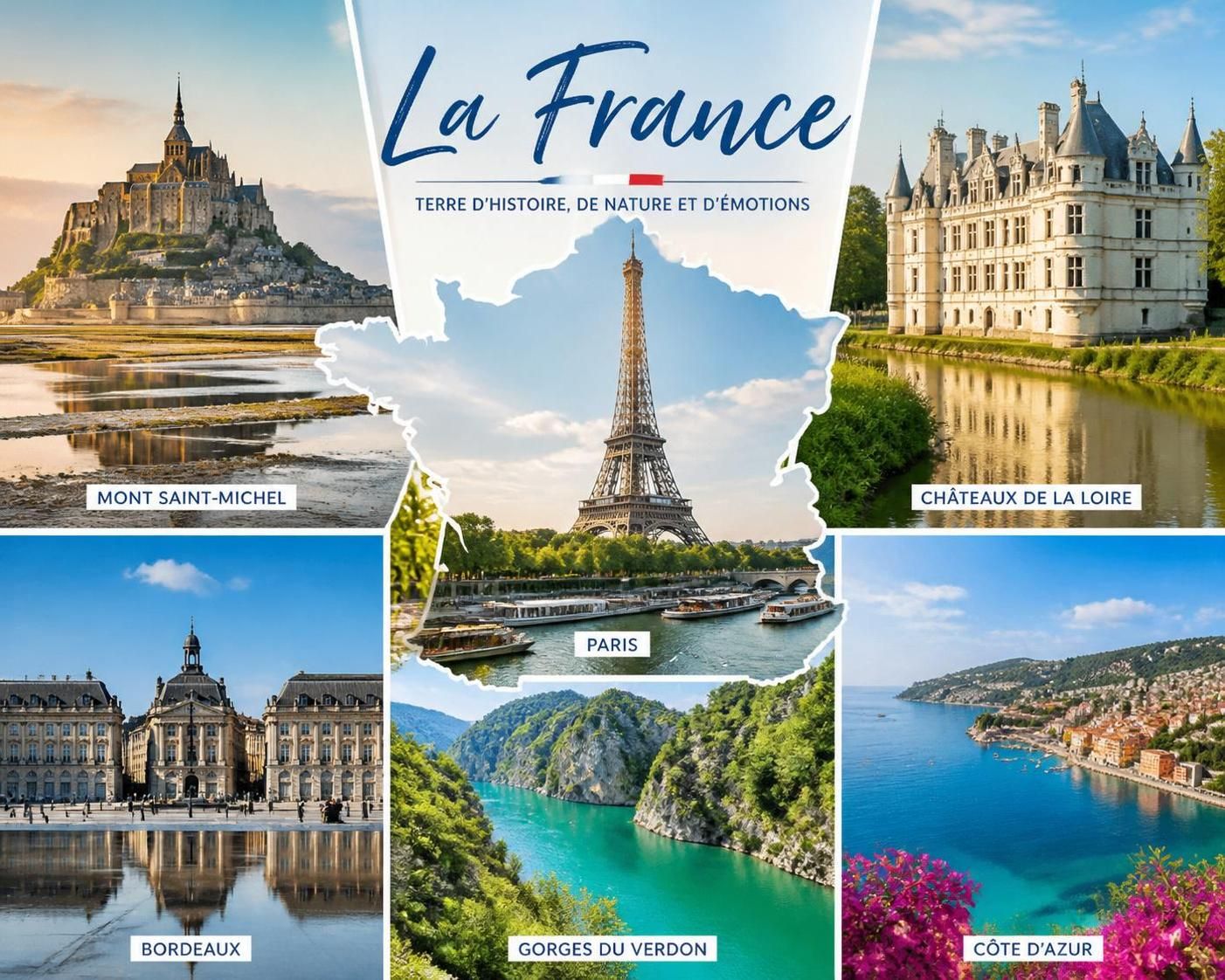 découvrez les plus beaux endroits de france à visiter absolument, des paysages pittoresques aux sites historiques incontournables pour un voyage inoubliable.