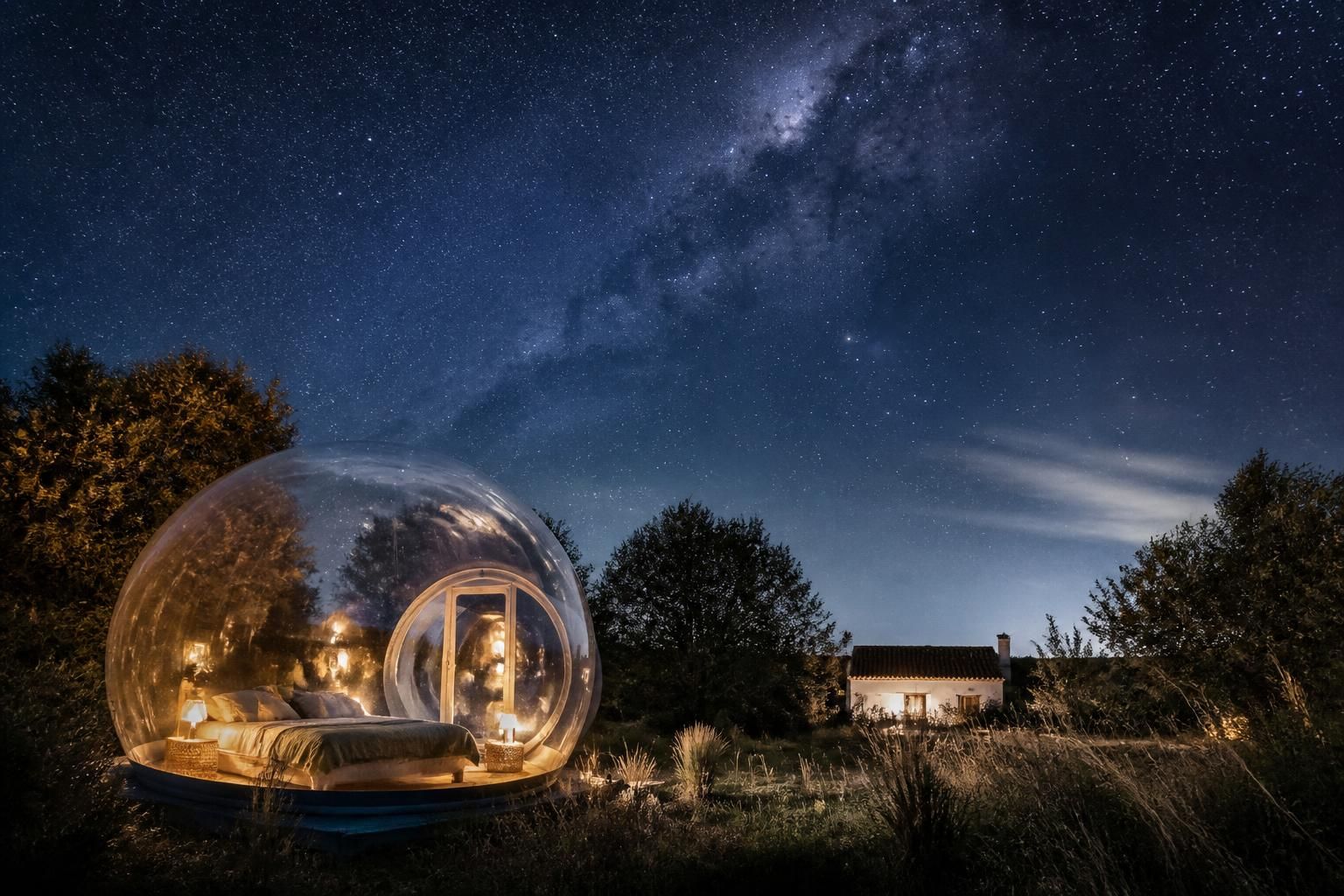 découvrez une nuit insolite en bulle en vendée et vivez une expérience unique sous les étoiles, alliant confort et nature pour un séjour inoubliable.