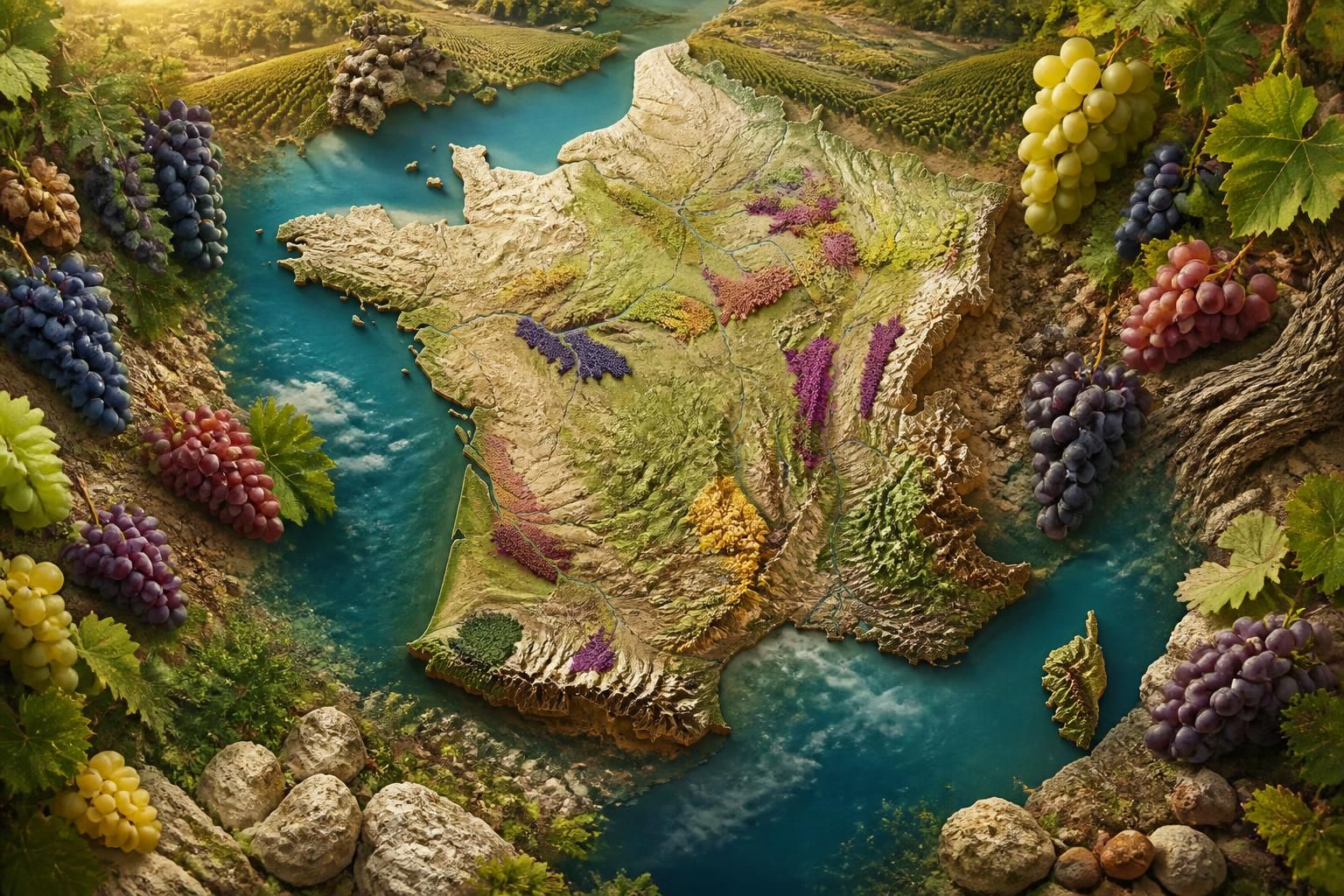 explorez la carte des vignobles de france pour découvrir les terroirs uniques et les appellations renommées qui font la richesse du patrimoine viticole français.