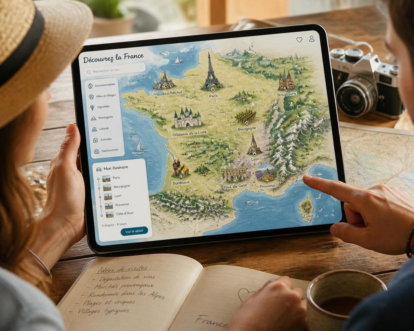 découvrez notre carte interactive des lieux incontournables à visiter en france pour planifier facilement vos prochaines aventures et explorer les sites emblématiques du pays.