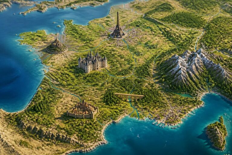 découvrez notre carte interactive des lieux incontournables à visiter en france et planifiez votre voyage parfait à travers les sites touristiques majeurs et les trésors cachés du pays.