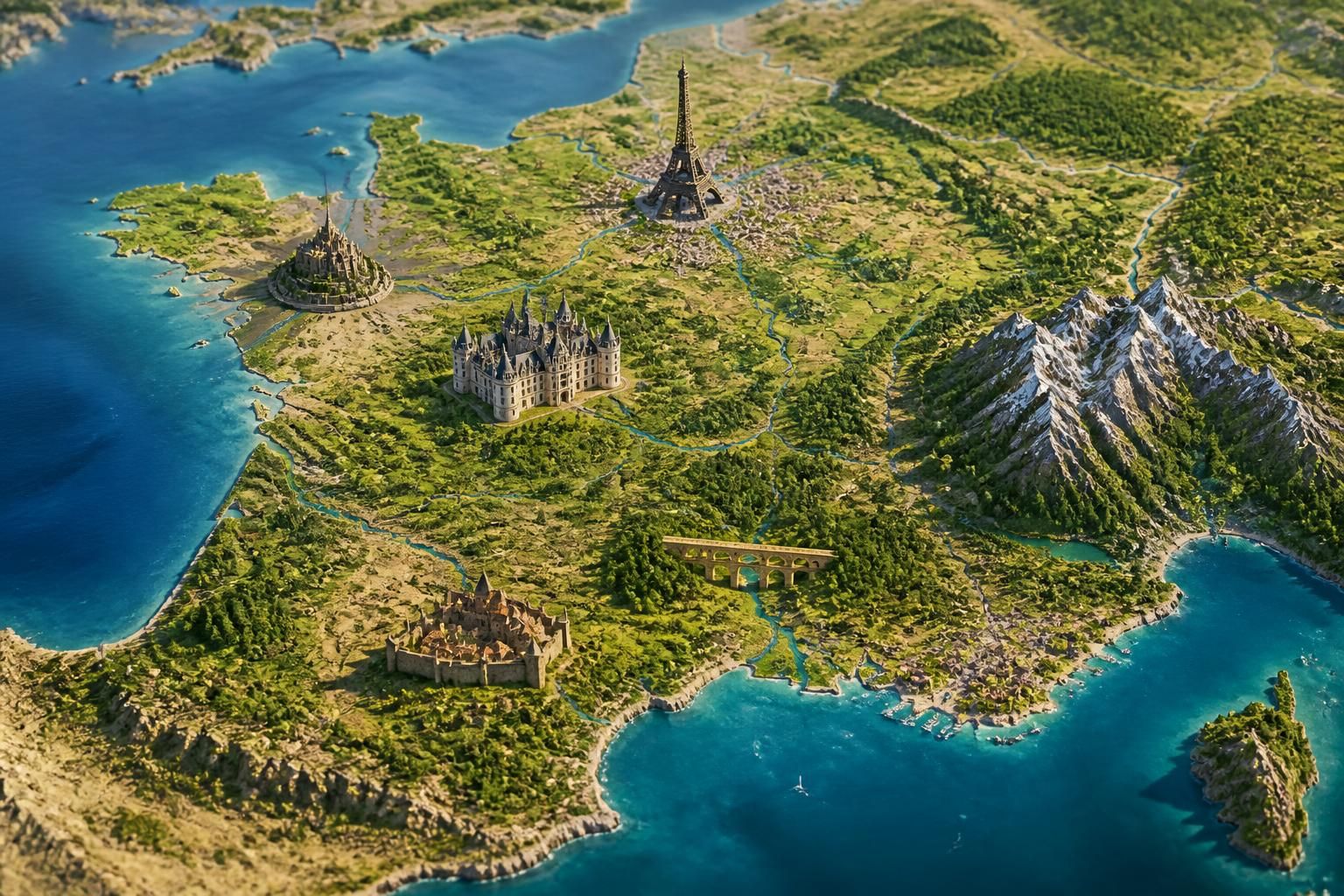 découvrez notre carte interactive des lieux incontournables à visiter en france et planifiez votre voyage parfait à travers les sites touristiques majeurs et les trésors cachés du pays.