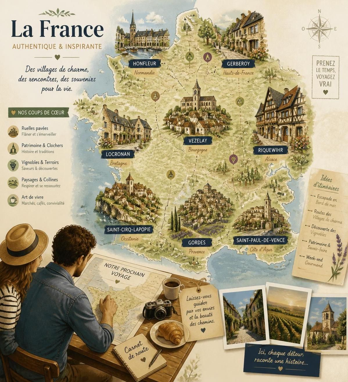 découvrez notre carte interactive des plus beaux villages de france à visiter en 2026, pour planifier des escapades inoubliables au cœur des sites authentiques et pittoresques.