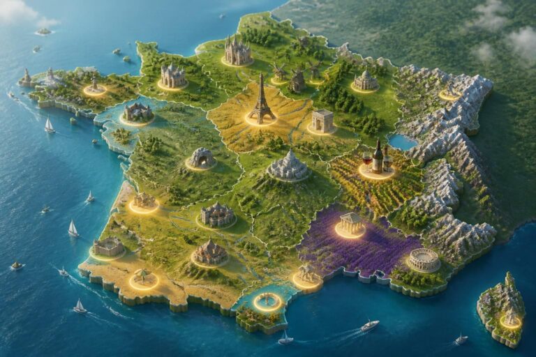 découvrez notre carte interactive du tourisme en france pour planifier facilement vos voyages. explorez les attractions, sites incontournables et itinéraires pour des vacances inoubliables.