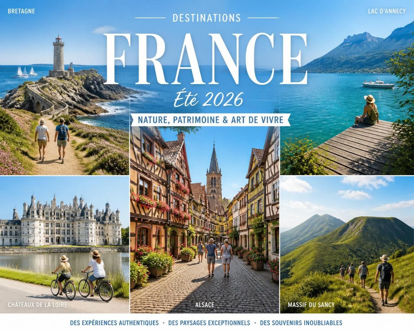 explorez les destinations de vacances incontournables en france pour 2026 et préparez un séjour inoubliable alliant culture, nature et détente.