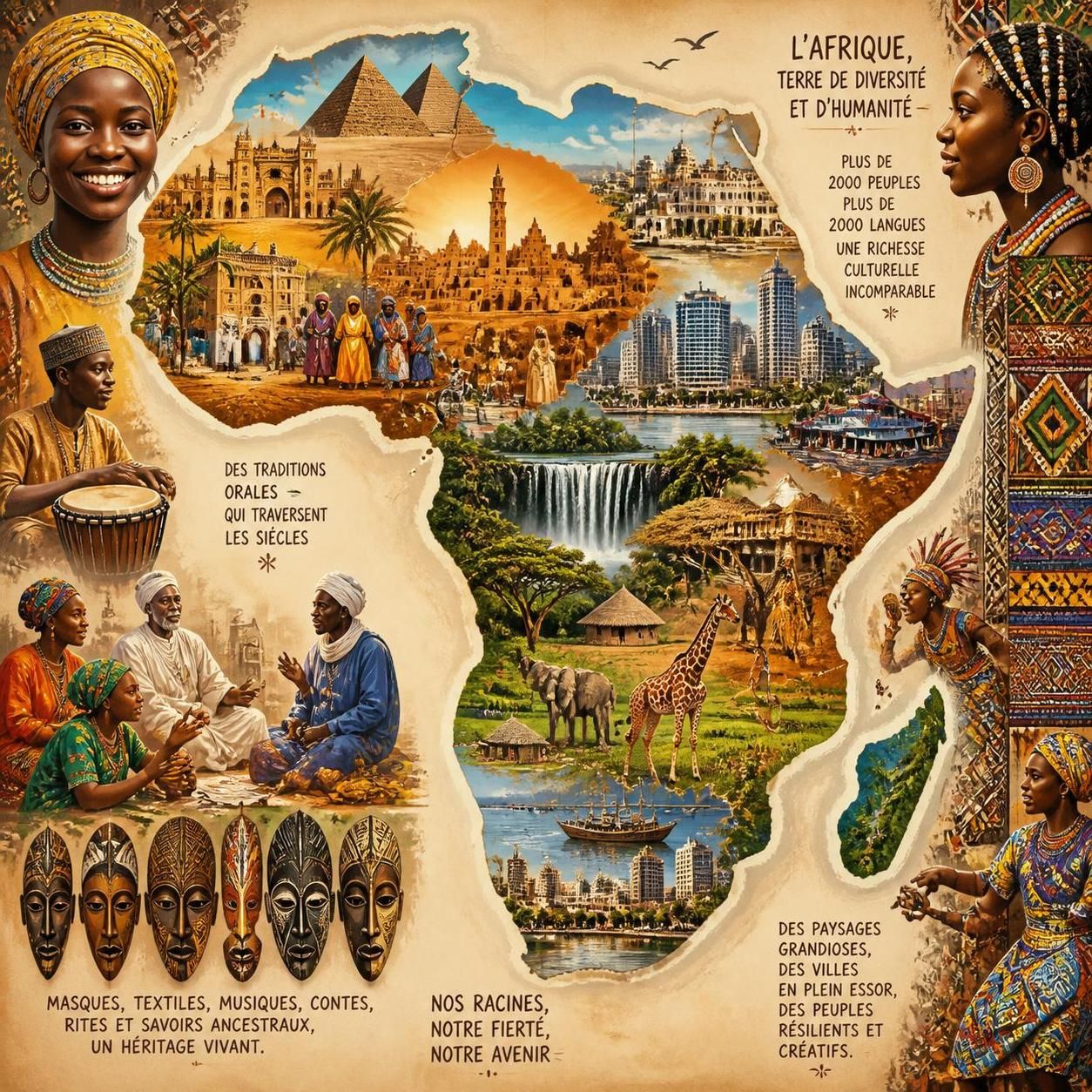découvrez l'histoire fascinante et la richesse culturelle des peuples africains à travers un voyage immersif au cœur du continent africain.