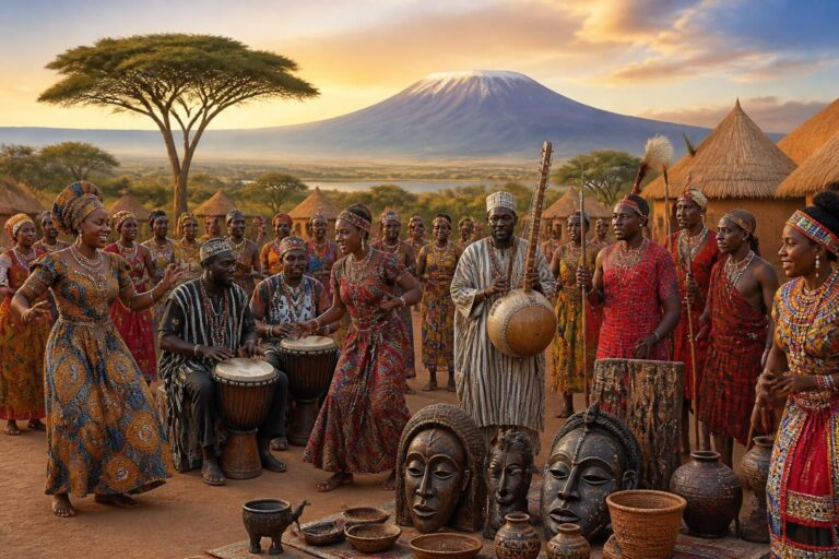 découvrez l'histoire riche et la culture vibrante des peuples africains à travers un voyage fascinant au cœur du continent.