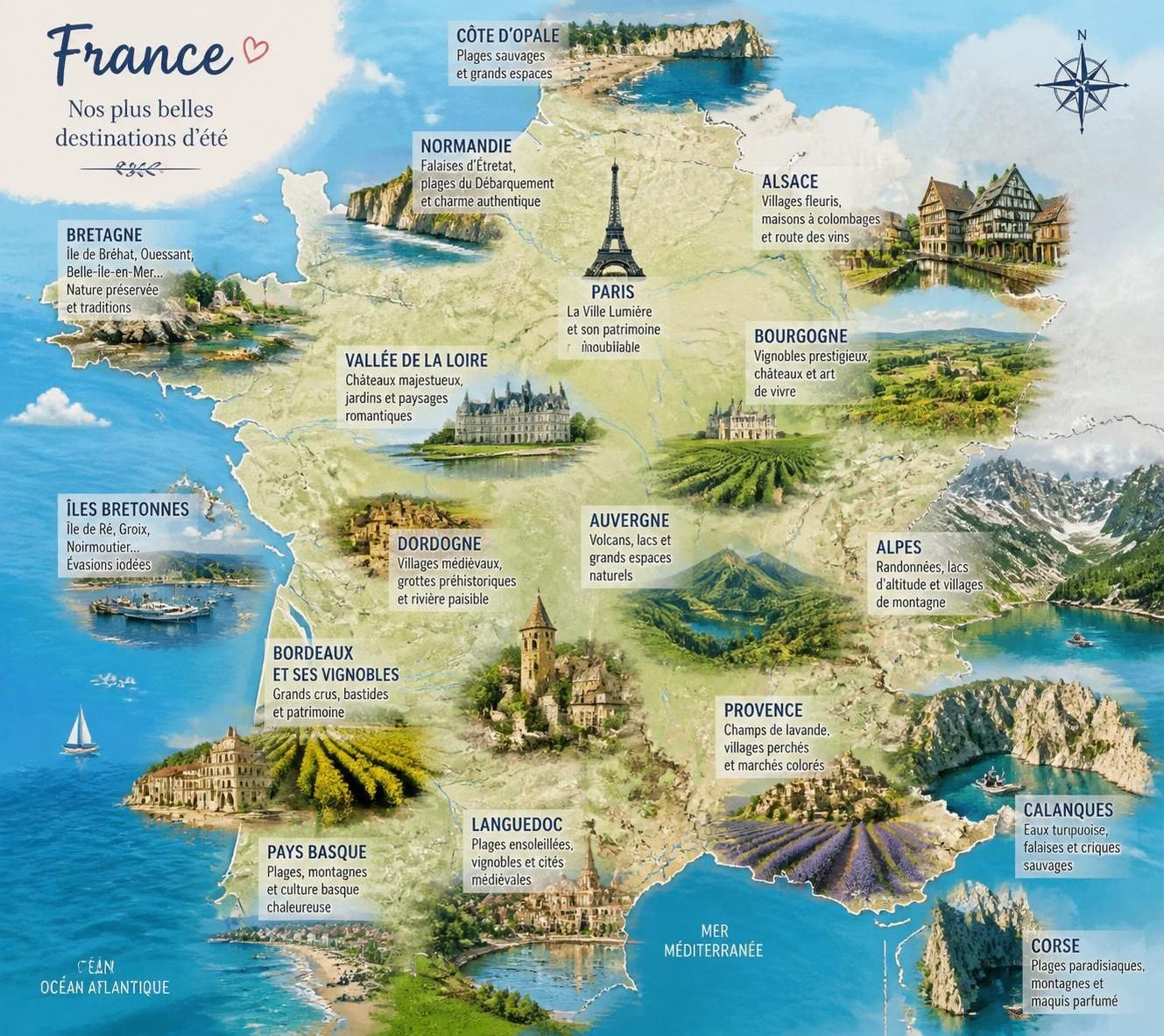 découvrez les meilleures idées de vacances été 2025 en france avec des destinations incontournables à explorer pour un séjour mémorable.