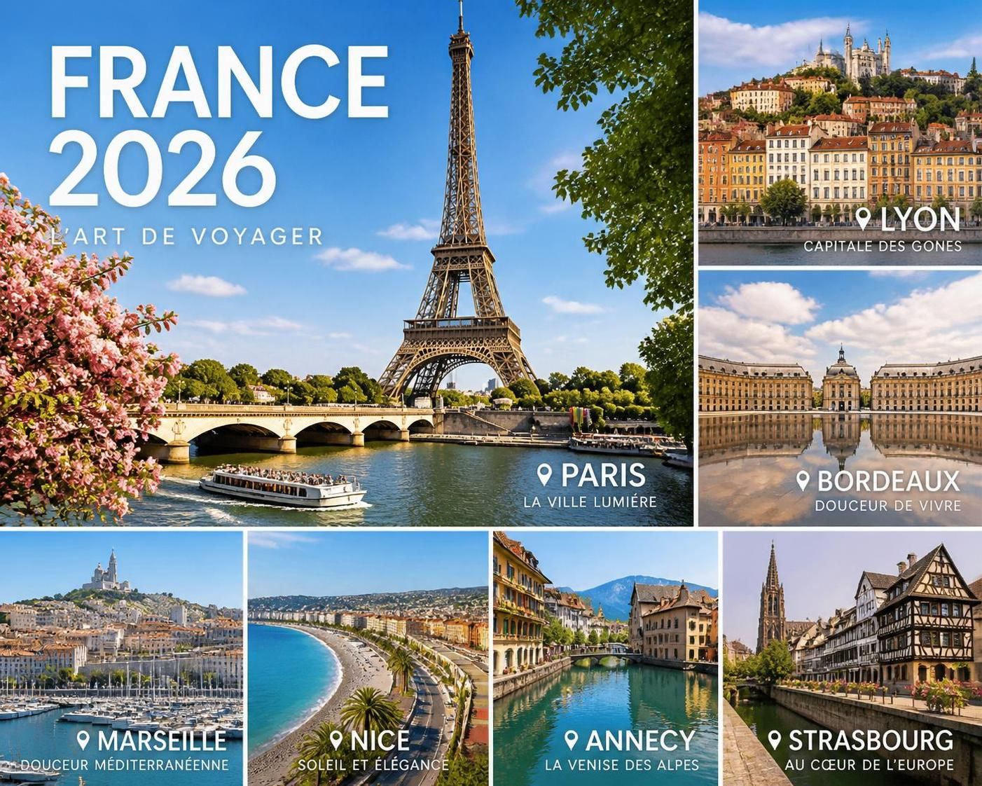 découvrez les lieux incontournables à visiter en france en 2026 et préparez votre voyage avec notre guide des destinations à ne pas manquer cette année.