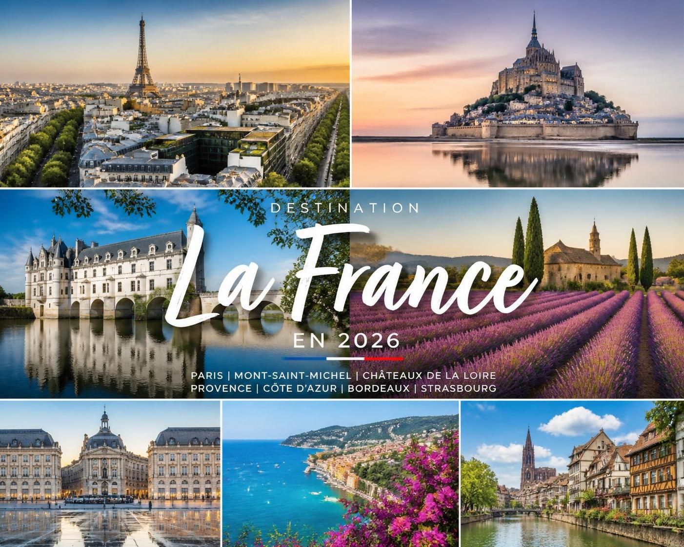 découvrez les meilleurs lieux à visiter en france en 2026, des destinations incontournables aux trésors cachés pour un voyage inoubliable.