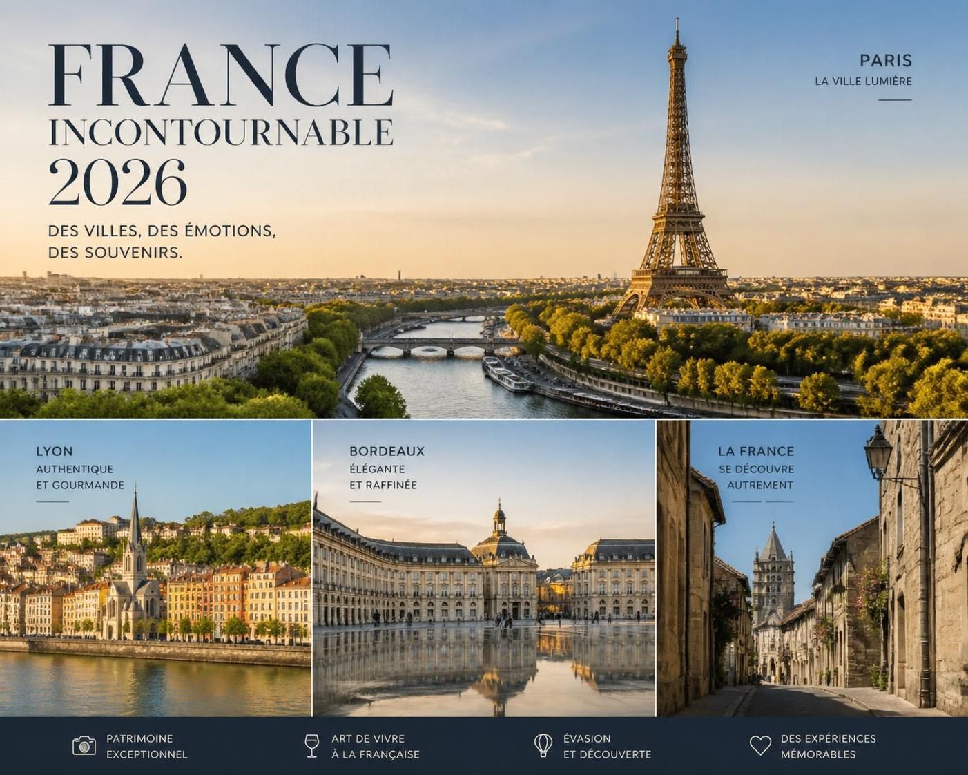 découvrez les villes incontournables à visiter en france en 2026 et préparez votre voyage avec notre guide complet des destinations à ne pas manquer.