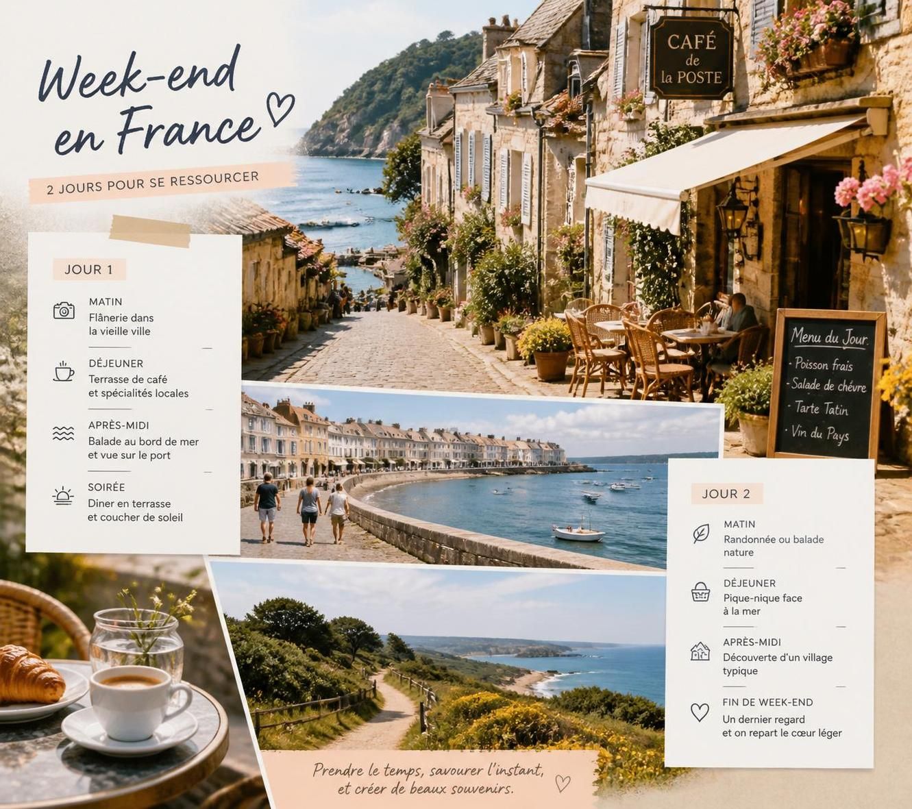 découvrez des idées de destinations courtes et authentiques pour un séjour de 2 jours en france. explorez des lieux charmants et uniques, parfaits pour une escapade rapide et mémorable.