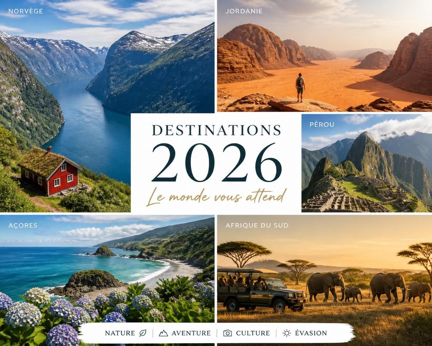 découvrez les meilleures destinations pour vos vacances en 2026, adaptées à tous les goûts et envies. plages, montagnes, culture ou aventure, trouvez l'inspiration pour un séjour inoubliable.