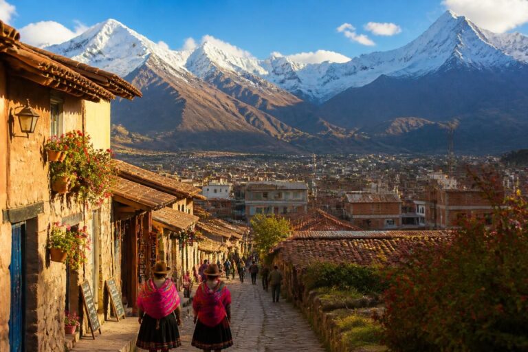 explorez huaraz, la capitale des andes péruviennes, grâce à ce guide complet. découvrez ses paysages spectaculaires, ses activités incontournables et conseils pratiques pour un voyage inoubliable.