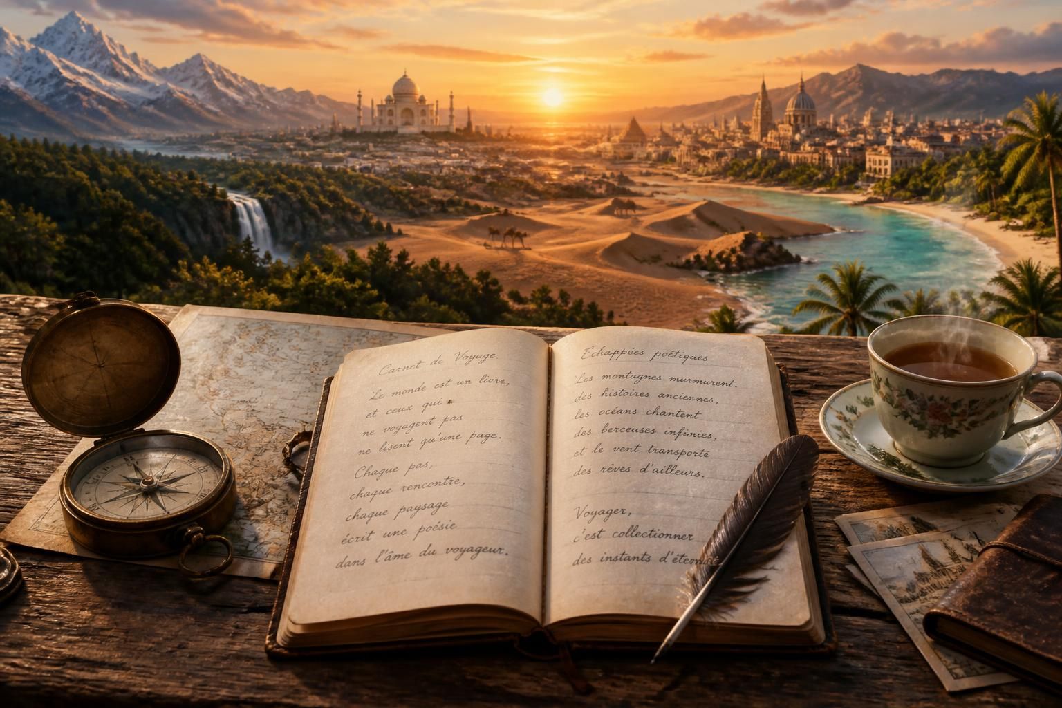 découvrez 'je voyage poésie', une invitation à explorer le monde à travers des mots inspirants et des vers poétiques qui éveillent l'âme et l'imagination.
