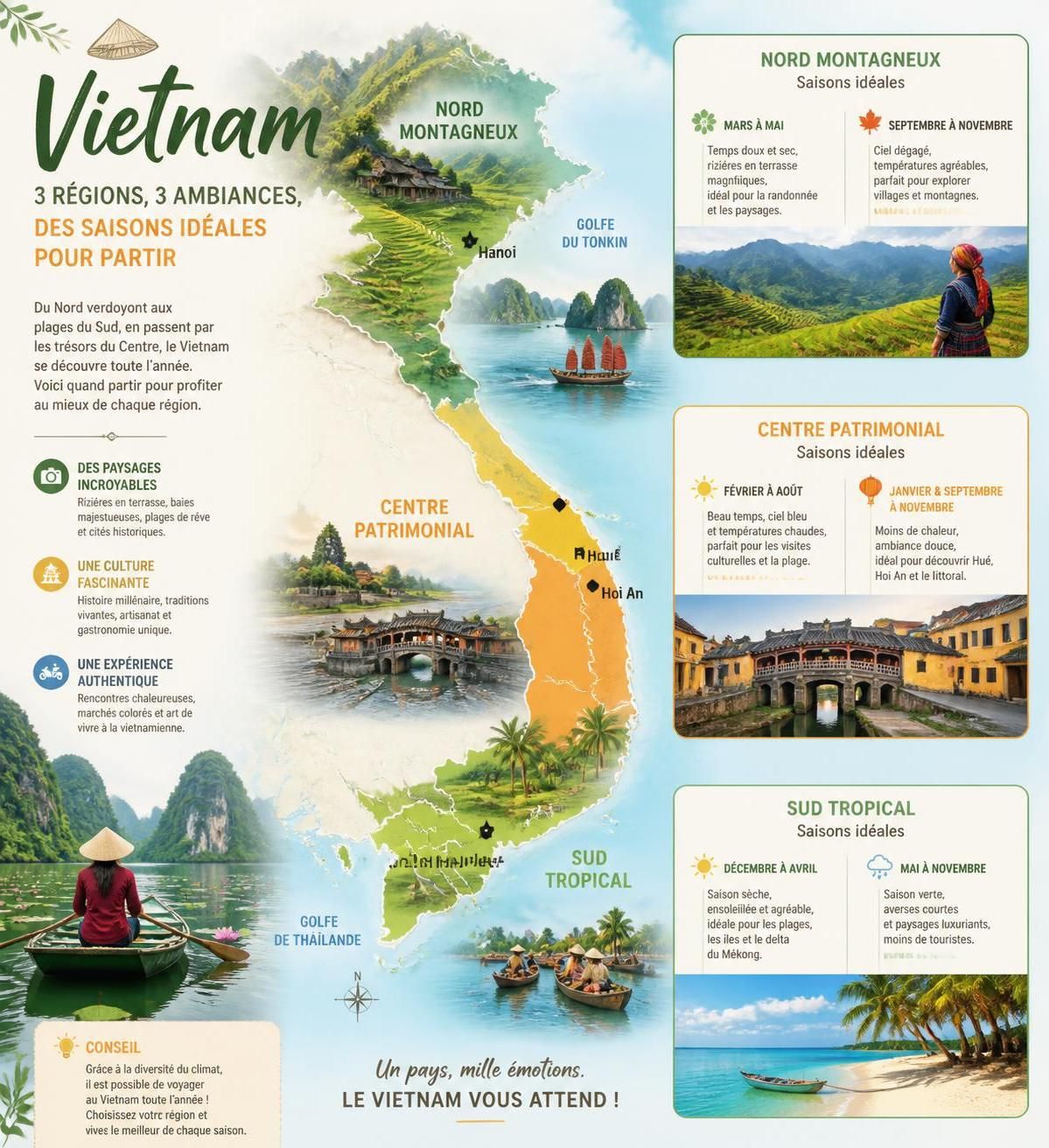 découvrez quand voyager au vietnam avec nos conseils pour choisir la meilleure saison, profiter du climat idéal et vivre une expérience inoubliable.