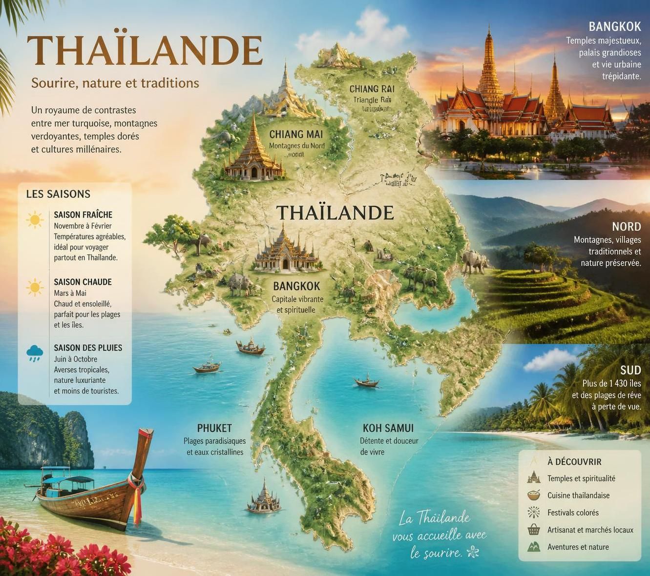 découvrez les meilleures périodes pour voyager en thaïlande et profiter pleinement de ses paysages, sa culture et son climat idéal tout au long de l'année.
