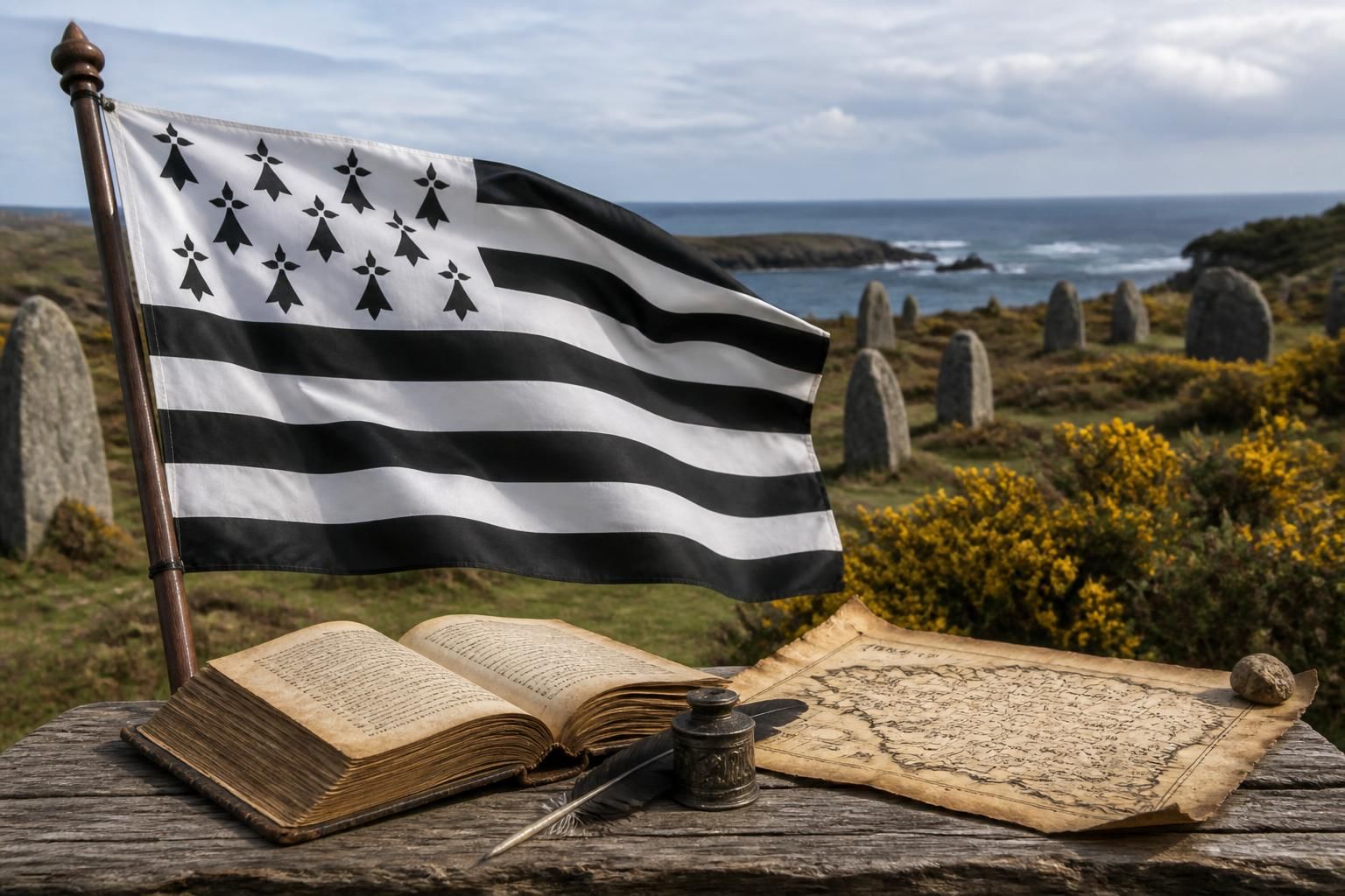 découvrez l'histoire fascinante du drapeau breton, ses symboles et sa signification culturelle à travers le temps.