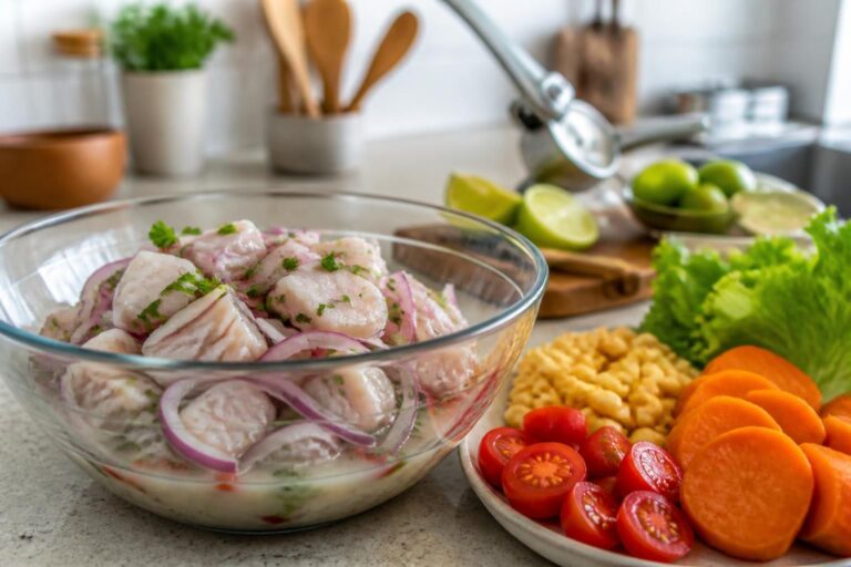 découvrez la véritable recette du ceviche péruvien et apprenez à préparer ce plat traditionnel frais et savoureux, parfait pour impressionner vos invités.