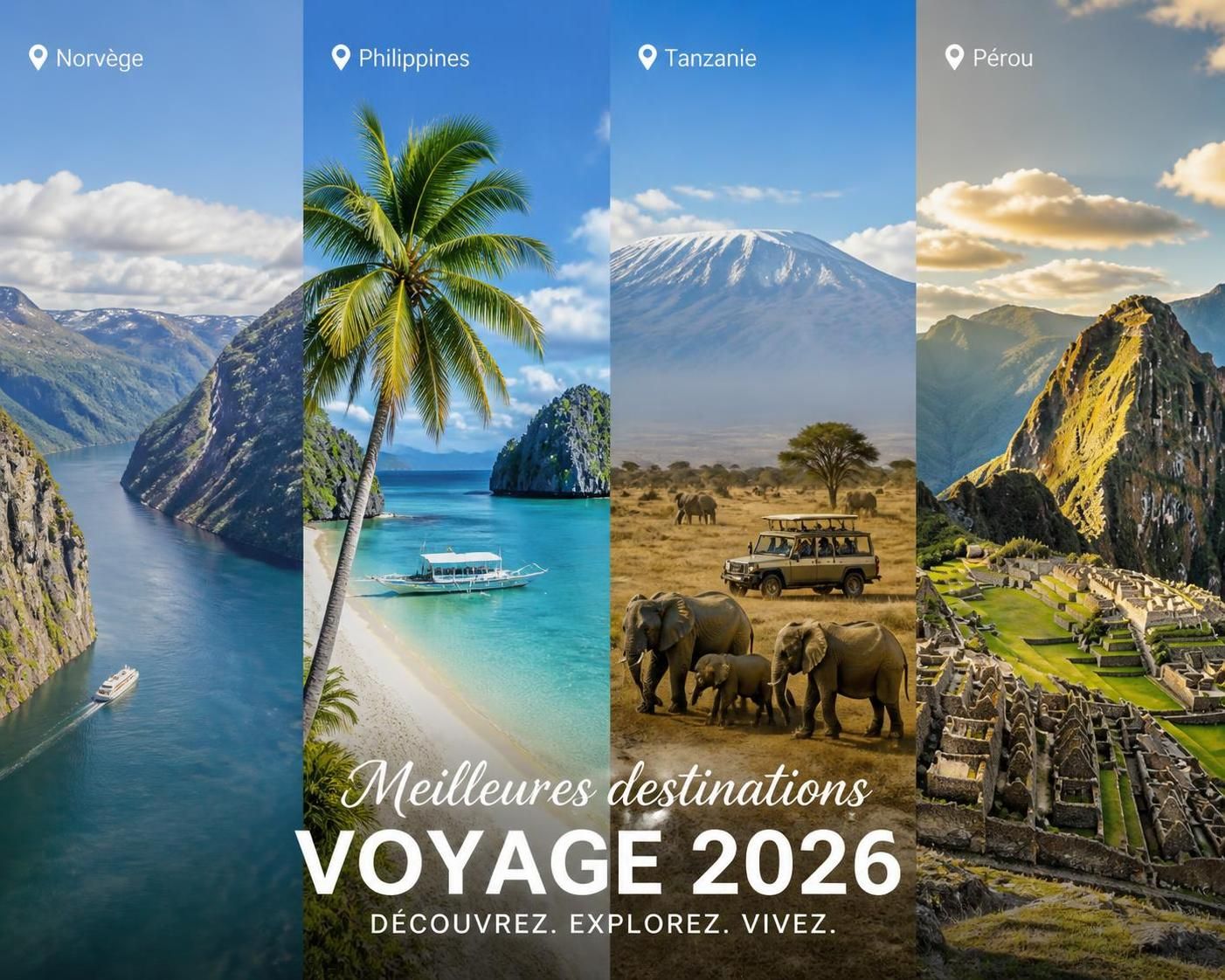 découvrez les meilleures destinations à visiter en 2026 pour des voyages inoubliables. conseils, idées et inspirations pour planifier votre prochaine aventure cette année.